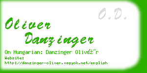 oliver danzinger business card